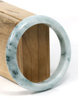 Baikalla Jewelry Jadeite Jade Bangle Bracelet "Classic Bangle" Blue-Green Genuine Burmese Jadeite Jade Bangle Bracelet (59.20 mm)