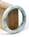 Baikalla Jewelry Jadeite Jade Bangle Bracelet "Classic Bangle" Blue-Green Genuine Burmese Jadeite Jade Bangle Bracelet (59.20 mm)