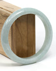 Baikalla Jewelry Jadeite Jade Bangle Bracelet Baikalla™ "Classic" Genuine Jadeite Jade Green Bangle Bracelet (62.68mm)