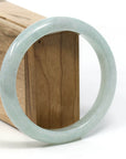Baikalla Jewelry Jadeite Jade Bangle Bracelet Baikalla™ "Classic" Genuine Jadeite Jade Green Bangle Bracelet (62.47mm)