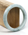 Baikalla Jewelry Jadeite Jade Bangle Bracelet Burmese Blue-Green Jade Jadeite Bangle Bracelet (59.65 mm) T250