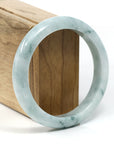 Baikalla Jewelry Jadeite Jade Bangle Bracelet Burmese Blue-Green Jade Jadeite Bangle Bracelet (59.65 mm) T250
