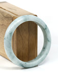 Baikalla Jewelry Jadeite Jade Bangle Bracelet Burmese Blue-Green Jade Jadeite Bangle Bracelet (55.69 mm) T245