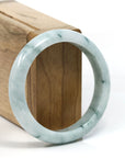 Baikalla Jewelry Jadeite Jade Bangle Bracelet Burmese Blue-Green Jade Jadeite Bangle Bracelet (55.69 mm) T245
