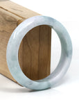Baikalla Jewelry Jadeite Jade Bangle Bracelet Burmese Blue-Green Jade Jadeite Bangle Bracelet (56.53 mm) T298
