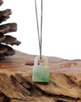 Baikalla Jewelry Jade Pendant Necklace Copy of Baikalla Ice and Green Jadeite Jade Lock Necklace Pendant