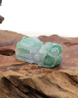 Baikalla Jewelry genuine jadeite carving Genuine Burmese Ice Green Jadeite Jade PiXiu Pendant Necklace