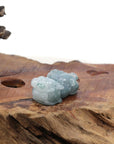 Baikalla Jewelry genuine jadeite carving Genuine Burmese Ice Blue-Green Jadeite Jade PiXiu Pendant Necklace