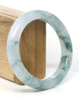 Baikalla Jewelry Jadeite Jade Bangle Bracelet Burmese High-end Ice blue green Jade Jadeite Bangle Bracelet (58.15mm) ( Collectibles )T267