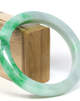 Baikalla Jewelry Jadeite Jade Bangle Bracelet Baikalla™ "Classic Bangle" Genuine Jadeite Jade Green Bangle Bracelet (59.39mm)