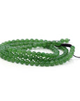 Baikalla Jewelry jade beads bracelet Baikalla Genuine Green Nephrite Green Jade Round Beads Rosary ( 4mm ) 2 in 1
