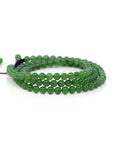 Baikalla Jewelry jade beads bracelet Baikalla Genuine Green Nephrite Green Jade Round Beads Rosary ( 4mm ) 2 in 1