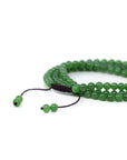 Baikalla Jewelry jade beads bracelet Baikalla Genuine Green Nephrite Green Jade Round Beads Rosary ( 4mm ) 2 in 1