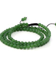 Baikalla Jewelry jade beads bracelet Baikalla Genuine Green Nephrite Green Jade Round Beads Rosary ( 4mm ) 2 in 1