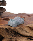 Baikalla Jewelry genuine jadeite carving Genuine Burmese Ice Blue-Green Jadeite Jade PiXiu Pendant Necklace