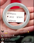 Live "Natural Icy Oil Green Jadeite Jade Bangle" (Live Pick) (04/14/25)