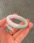 "Natural Fu Lu Shou Jadeite Jade Bangle Bracelet" (05/21/25)