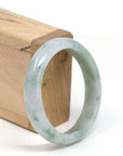 Baikalla Jewelry Jadeite Jade Bangle Bracelet Genuine Burmese Jadeite Jade Bangle Bracelet (57.4 mm)