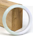 Baikalla Jewelry Jadeite Jade Bangle Bracelet Genuine Burmese Lavender Jade Jadeite Bangle Bracelet ( 63.5mm )