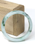 Baikalla Jewelry Jadeite Jade Bangle Bracelet Genuine Burmese Jadeite Jade Bangle Bracelet (56.2 mm)