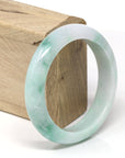 Baikalla Jewelry Jadeite Jade Bangle Bracelet Baikalla™ "Classic Bangle" Genuine Burmese High Quality Jadeite Jade Bangle Bracelet (58.52mm)