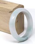 Baikalla Jewelry Jadeite Jade Bangle Bracelet Genuine Burmese Ice Jadeite Jade Bangle Bracelet ( 58.5 mm )