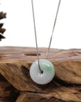 Baikalla Jewelry Jade Pendant Necklace Copy of Copy of Copy of Baikalla™ "Good Luck Button" Necklace Real Rich Green Jade Lucky KouKou Pendant Necklace