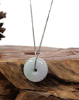 Baikalla Jewelry Jade Pendant Necklace Copy of Copy of Copy of Baikalla™ "Good Luck Button" Necklace Real Rich Green Jade Lucky KouKou Pendant Necklace