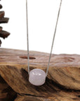 Baikalla Jewelry Jade Pendant Necklace Copy of Baikalla™ "Good Luck Button" Necklace Real Lavender Jade Lucky TongTong Pendant Necklace