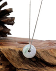 Baikalla Jewelry Jade Pendant Necklace Copy of Copy of Baikalla™ "Good Luck Button" Necklace Real Rich Green Jade Lucky KouKou Pendant Necklace