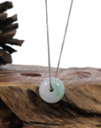 Baikalla Jewelry Jade Pendant Necklace Copy of Copy of Copy of Copy of Baikalla™ "Good Luck Button" Necklace Real Rich Green Jade Lucky KouKou Pendant Necklace