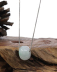 Baikalla Jewelry Jade Pendant Necklace Copy of Copy of Copy of Copy of Baikalla™ "Good Luck Button" Necklace Real Rich Green Jade Lucky KouKou Pendant Necklace