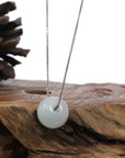 Baikalla Jewelry Jade Pendant Necklace Copy of Copy of Copy of Copy of Baikalla™ "Good Luck Button" Necklace Real Rich Green Jade Lucky KouKou Pendant Necklace