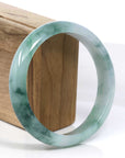 Baikalla Jewelry Jadeite Jade Bangle Bracelet Baikalla Blue Green Classic Real Jadeite Jade Bangle Bracelet (59.08mm)