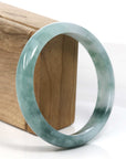 Baikalla Jewelry Jadeite Jade Bangle Bracelet Baikalla Blue Green Classic Real Jadeite Jade Bangle Bracelet (59.08mm)