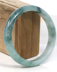 Baikalla Jewelry Jadeite Jade Bangle Bracelet Baikalla Blue Green Classic Real Jadeite Jade Bangle Bracelet (59.08mm)