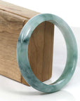 Baikalla Jewelry Jadeite Jade Bangle Bracelet Baikalla Blue Green Classic Real Jadeite Jade Bangle Bracelet (59.08mm)