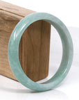 Baikalla Jewelry Jadeite Jade Bangle Bracelet Baikalla Blue-Green Classic Real Jadeite Jade Bangle Bracelet (59.08mm)