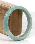 Baikalla Jewelry Jadeite Jade Bangle Bracelet Baikalla Blue-Green Classic Real Jadeite Jade Bangle Bracelet (59.08mm)