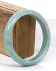 Baikalla Jewelry Jadeite Jade Bangle Bracelet Baikalla Blue-Green Classic Real Jadeite Jade Bangle Bracelet (59.08mm)