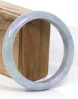 Baikalla Jewelry Jadeite Jade Bangle Bracelet Baikalla Classic Real Lavender Jadeite Jade Bangle Bracelet (59.08mm)