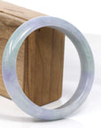 Baikalla Jewelry Jadeite Jade Bangle Bracelet Baikalla Classic Real Lavender Jadeite Jade Bangle Bracelet (59.08mm)