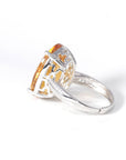 Baikalla Jewelry Gemstone Ring Baikalla™ Sterling Silver Oval Citrine Ring