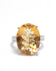 Baikalla Jewelry Gemstone Ring Baikalla™ Sterling Silver Oval Citrine Ring