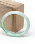 Baikalla Jewelry Jadeite Jade Bangle Bracelet Genuine Burmese Jadeite Jade Oval Bangle Bracelet ( 56.75 mm )