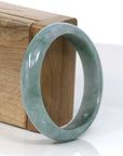 Baikalla Jewelry Jadeite Jade Bangle Bracelet Copy of Copy of Classic Forest Green Natural Burmese Jadeite Jade Bangle (58.72 mm)