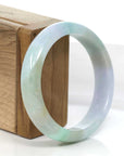 Baikalla Jewelry Jadeite Jade Bangle Bracelet Copy of High-quality Lavender-Green Natural Burmese Jadeite Jade Bangle (57.04mm)