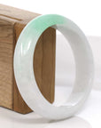 Baikalla Jewelry Jadeite Jade Bangle Bracelet Copy of Copy of Baikalla Classic Green Natural Jadeite Jade Wider Bangle Bracelet (58.24 mm)