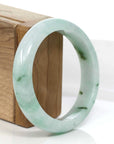 Baikalla Jewelry Jadeite Jade Bangle Bracelet Copy of Baikalla "Classic Bangle" Green Natural Burmese Jadeite Jade Bangle ( 56.33mm )