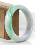 Baikalla Jewelry Jadeite Jade Bangle Bracelet Copy of Baikalla Classic Green Natural Jadeite Jade Wider Bangle Bracelet (58.24 mm)